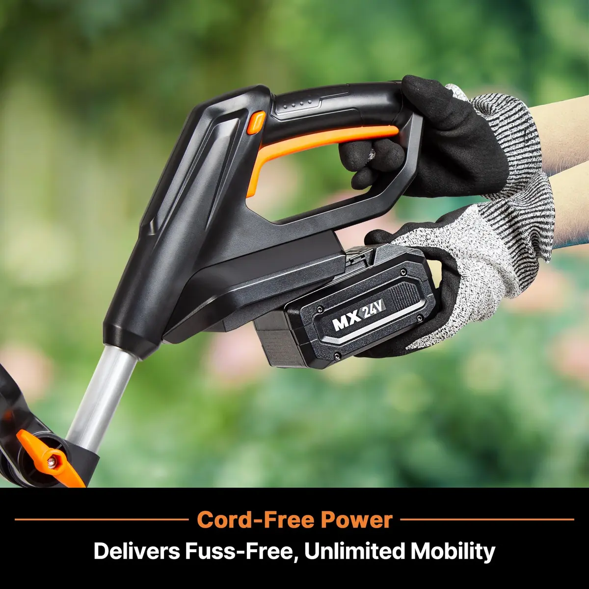 LawnMaster 24V MAX 9” Cordless Tiller – CLTE2409 | Compact, Cordless Garden Tiller for Small to Medium Gardens - view 5