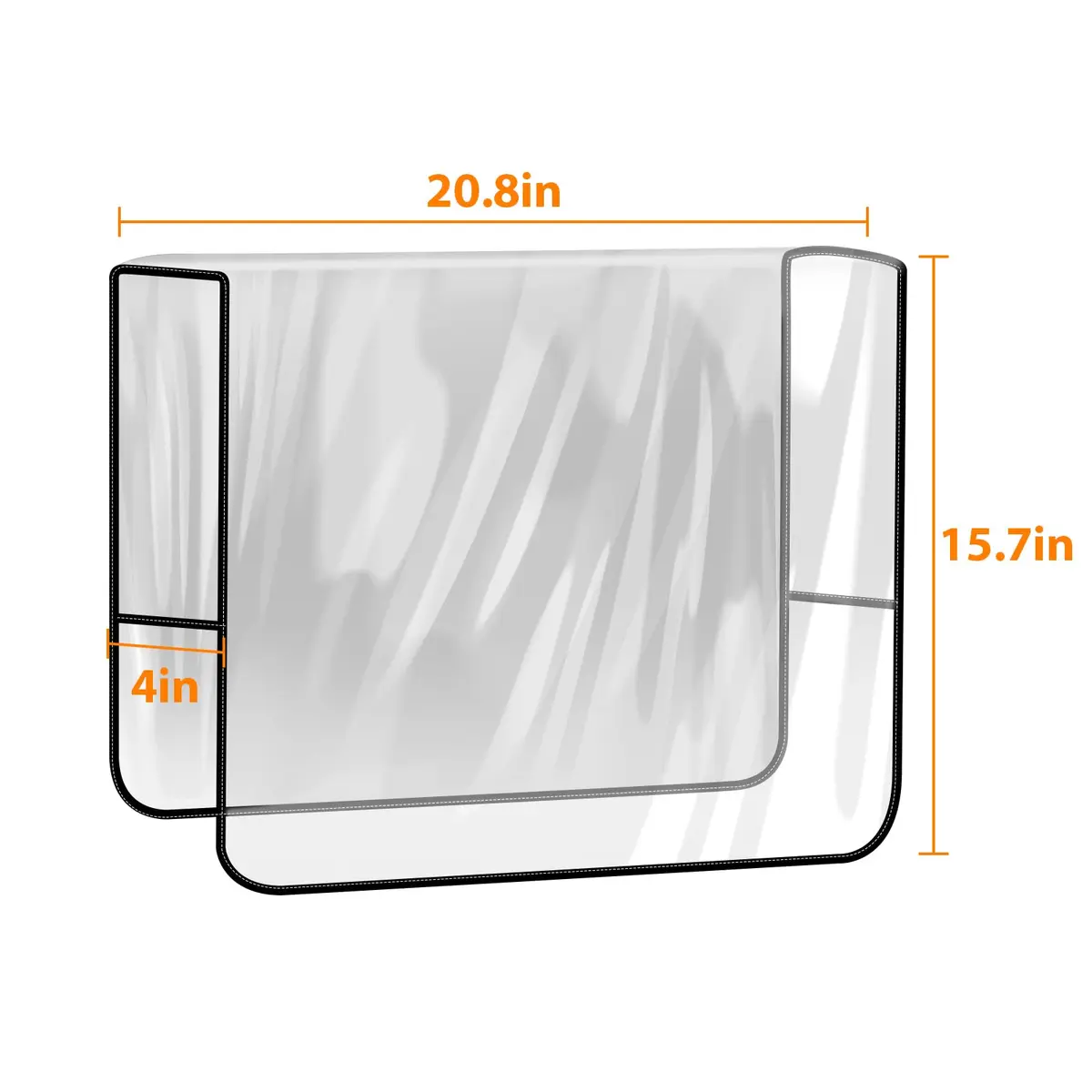 YEEZEE Salon Chair Cover Protectors Oversized Waterproof PVC 20.8"x 15.7"x 4" - view 3