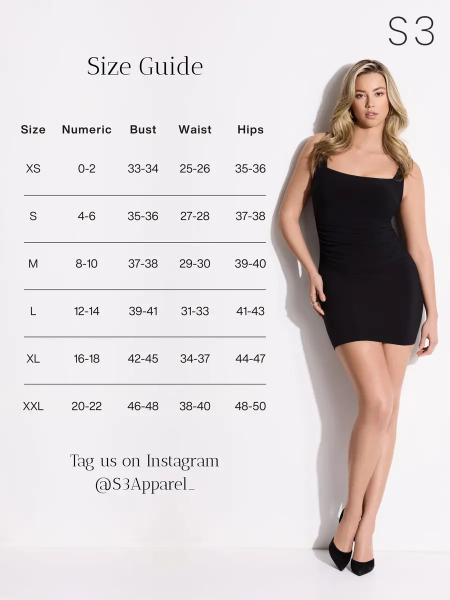 S3 Apparel Womens Square Neck Tank Midi Dress with Built-in Shapewear, Scarlet, Large | Curves Support & Comfort - view 3