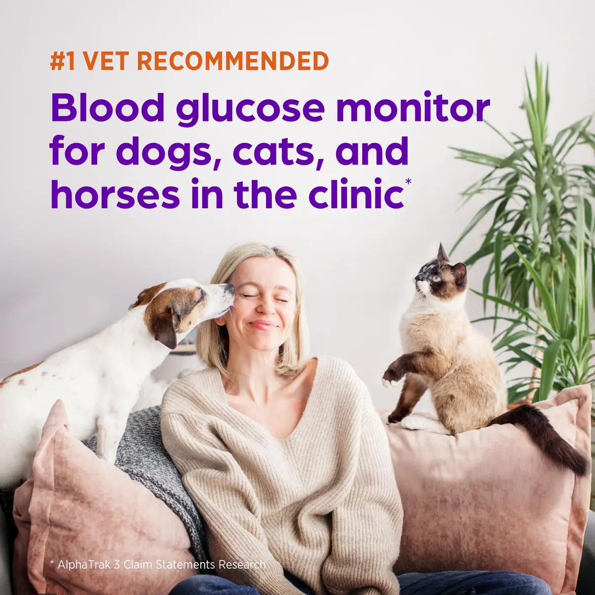 AlphaTRAK Blood Glucose Monitoring Kit for Dogs, Cats & Horses | Accurate Pet Blood Sugar Test in 5 Secs - view 2