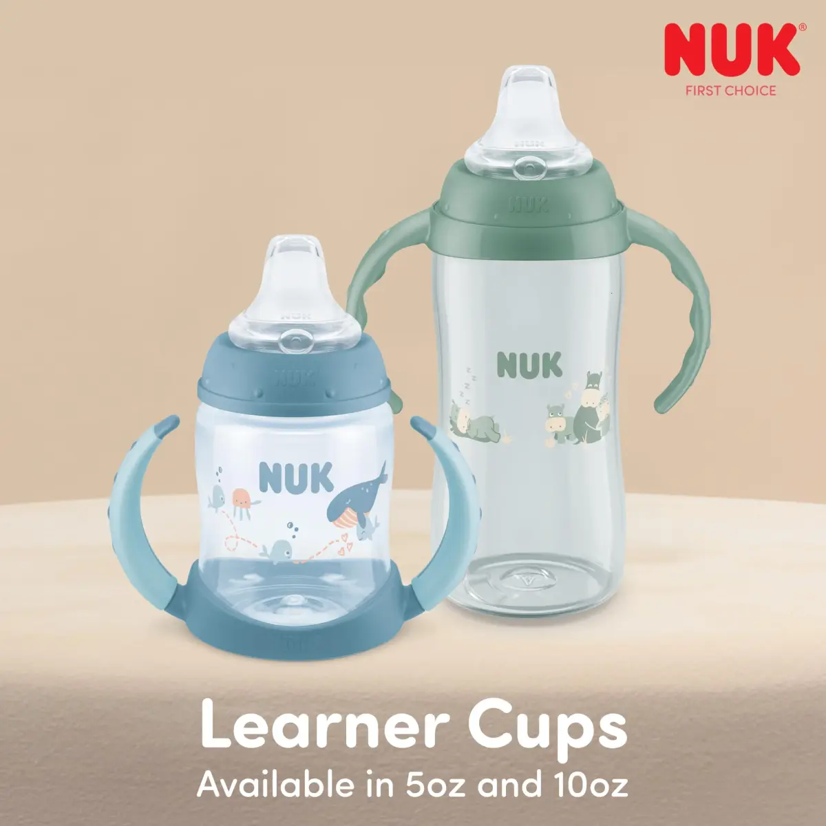 NUK First Choice Mickey Mouse Learner Cup 148ml (5oz) 2-Pack | Spill-Proof Soft Spout for Babies 6+ Months - view 7
