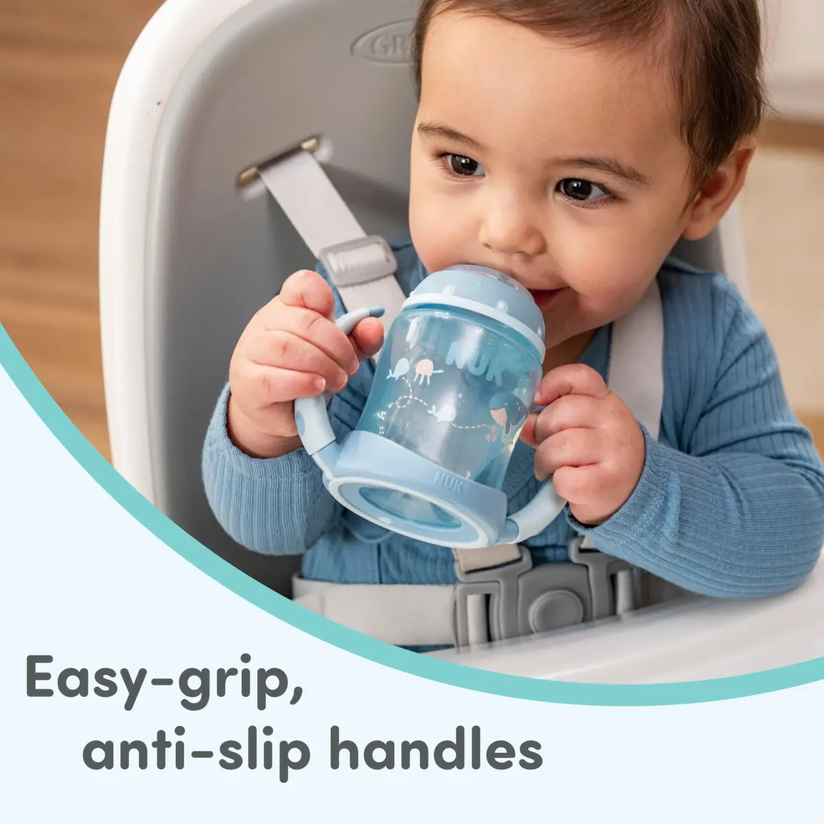 NUK First Choice Mickey Mouse Learner Cup 148ml (5oz) 2-Pack | Spill-Proof Soft Spout for Babies 6+ Months - view 4