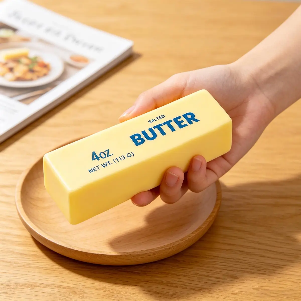 Lyreh Butter Stick Squeeze Toy 14cm (5.51in) | Non-Toxic PU Material for Kids - view 7