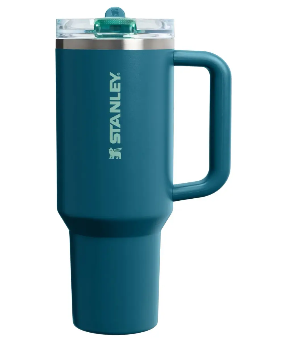 STANLEY Quencher ProTour 40 oz Tumbler - Coastal Teal | Leakproof Insulated Stainless Steel Cup - main product image