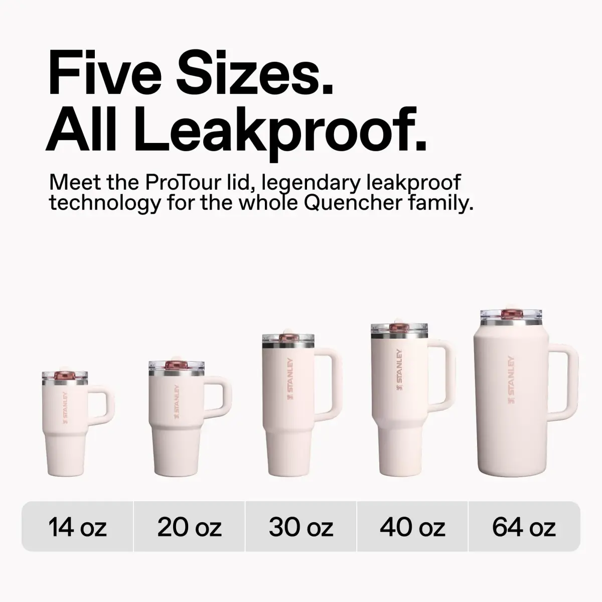 STANLEY Quencher ProTour 40 oz Tumbler - Coastal Teal | Leakproof Insulated Stainless Steel Cup - view 3