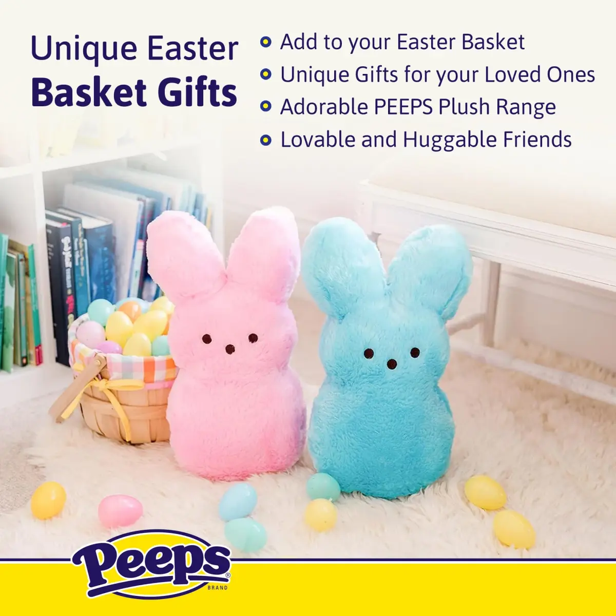 Animal Adventure 15" Green Shaggy Bunny Peeps Plush | Collectable Easter Toy Buddy - view 3