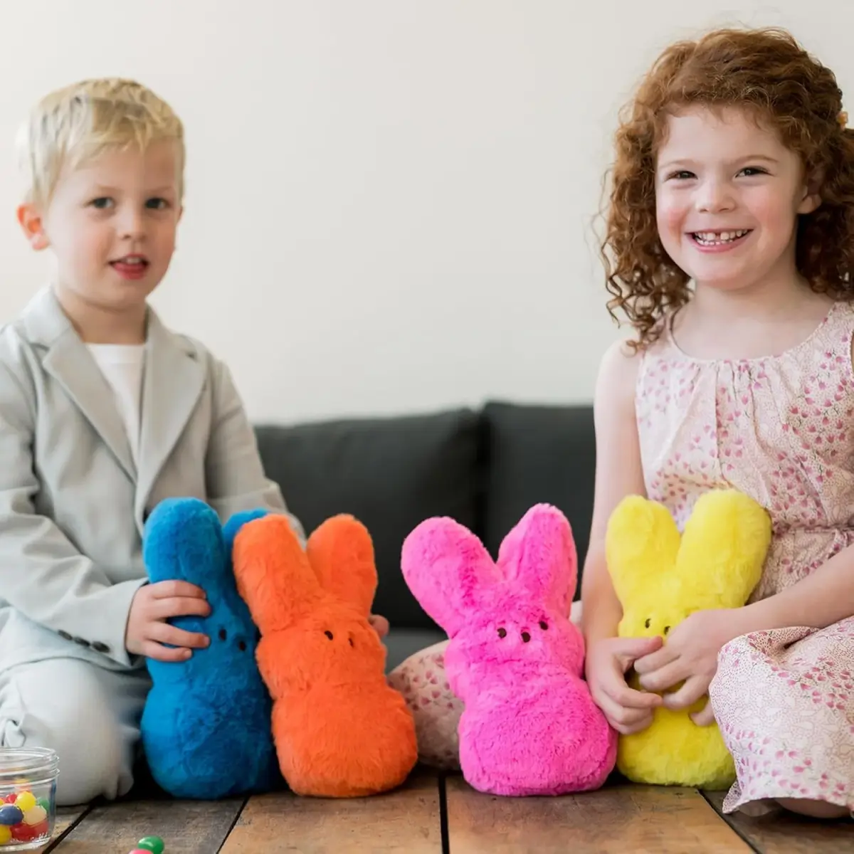 Animal Adventure PEEPS Daisy Shaggy Bunny Plush (9" / 22.86 cm) | Easter Basket Stuffed Animal for Kids Aged 3+ - view 7