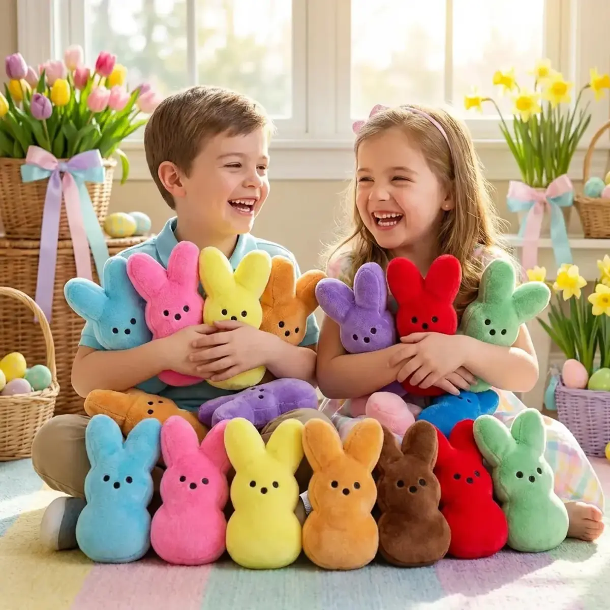 Rdogeia 24PCS Easter Bunny Plush Toys | Soft, Sweet, and Ready for Easter! - view 2