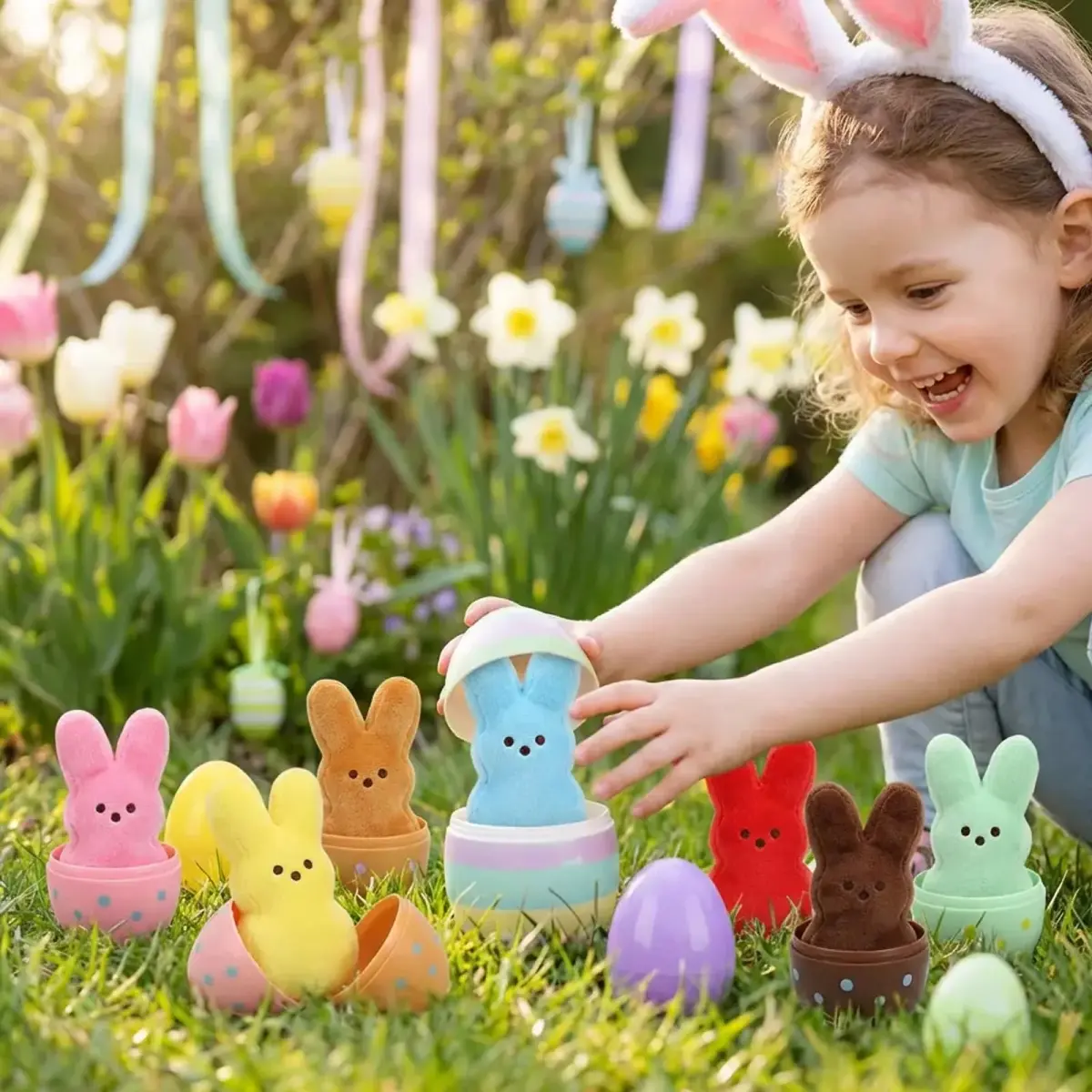 Rdogeia 24PCS Easter Bunny Plush Toys | Soft, Sweet, and Ready for Easter! - view 4