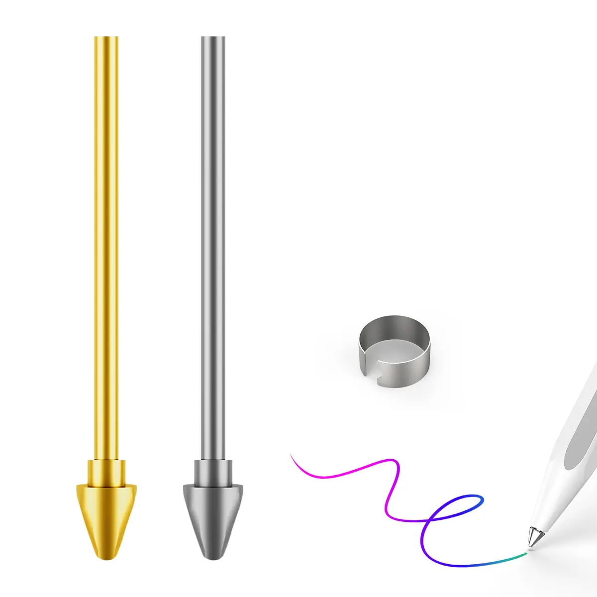 NWANTF Metal Nibs/Tips Replacement for Samsung Galaxy Tab S11/S11 Ultra S Pen | Durable, Precise, Easy to Install - main product image