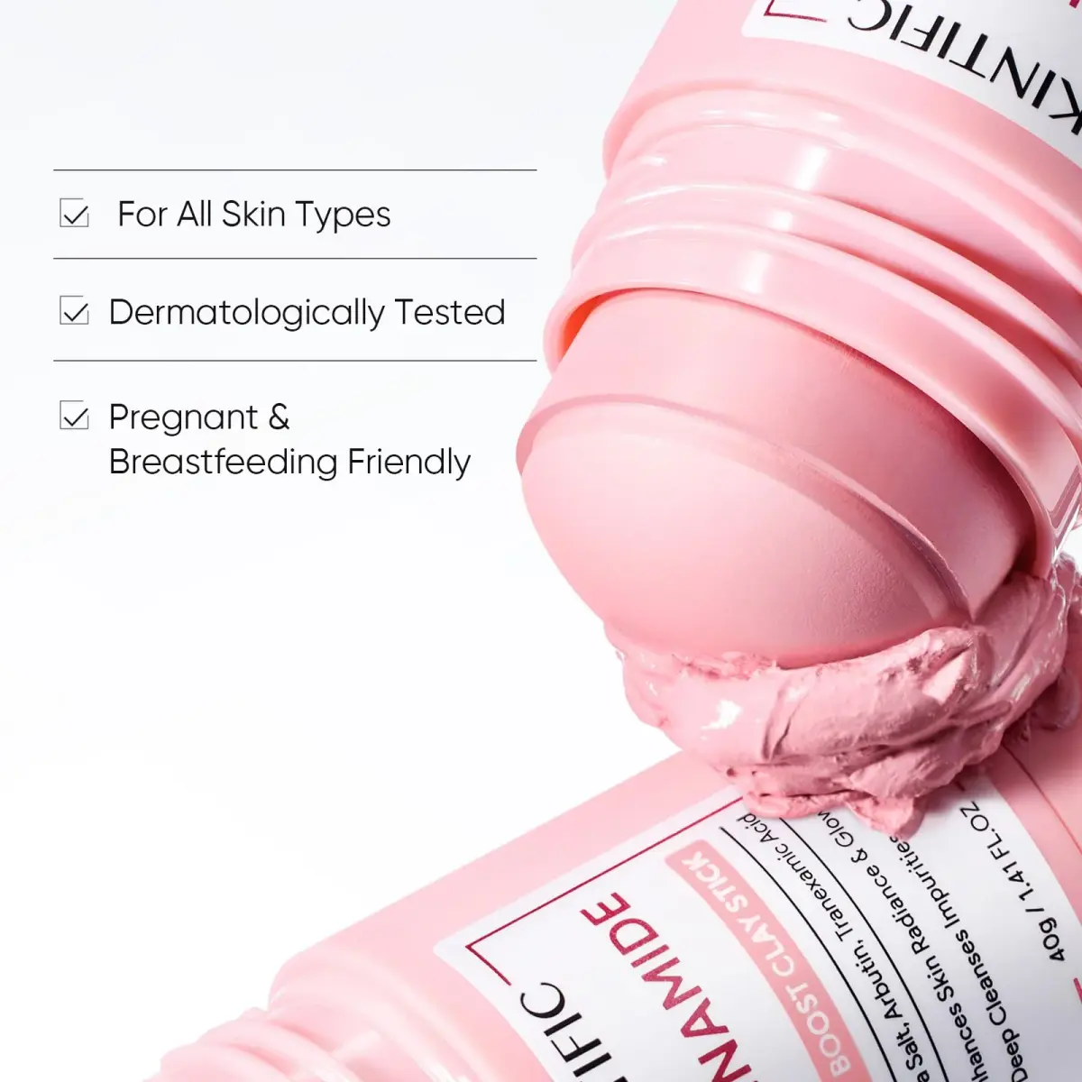 SKINTIFIC Bright Boost Face Mask Stick with Niacinamide & Arbutin, 30g (1.06 oz) | Brightens & Cools Skin - view 8