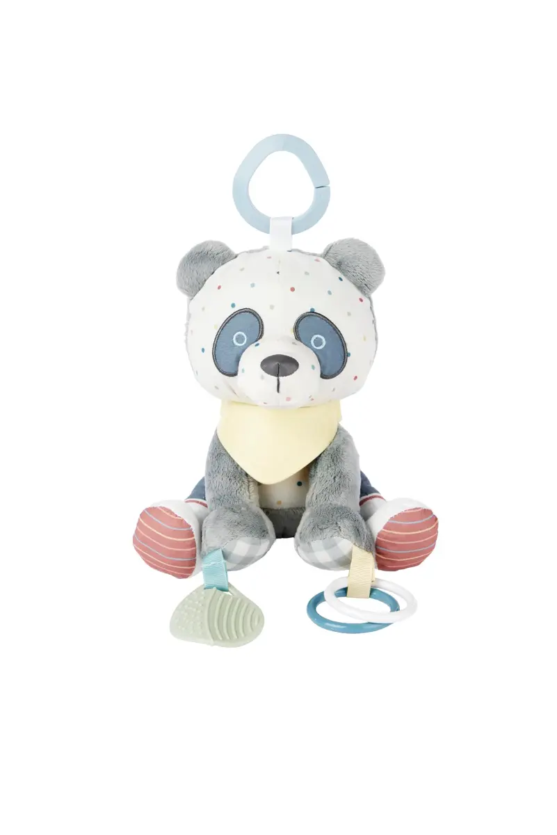 Skip Hop Bandana Buddies Soft Textured Baby Activity and Teething Toy with Rattles, Crinkle, Squeaker & Mirror | 18 cm (7 in) L x 13 cm (5 in) W x 25 cm (10 in) H - main product image
