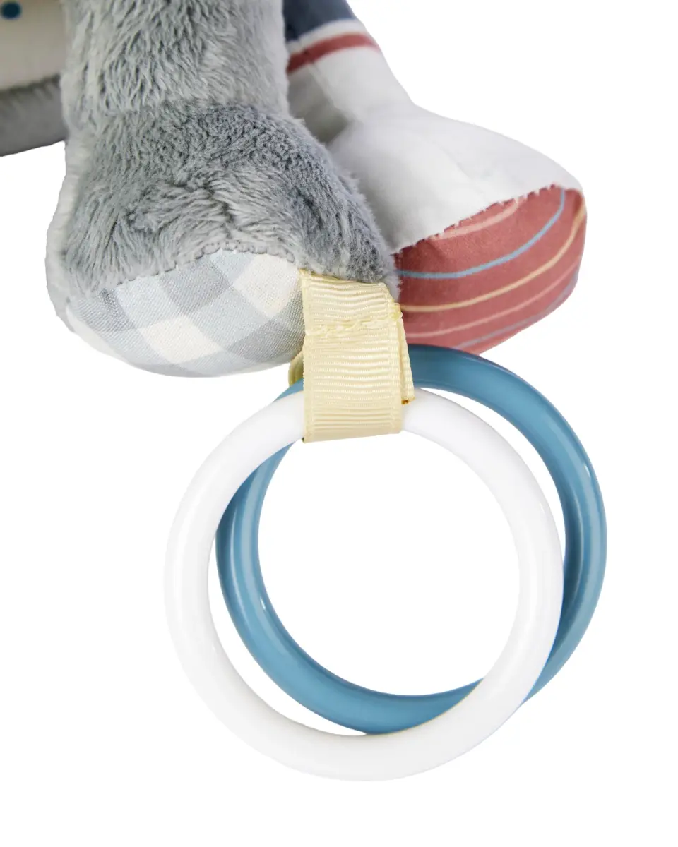 Skip Hop Bandana Buddies Soft Textured Baby Activity and Teething Toy with Rattles, Crinkle, Squeaker & Mirror | 18 cm (7 in) L x 13 cm (5 in) W x 25 cm (10 in) H - view 3