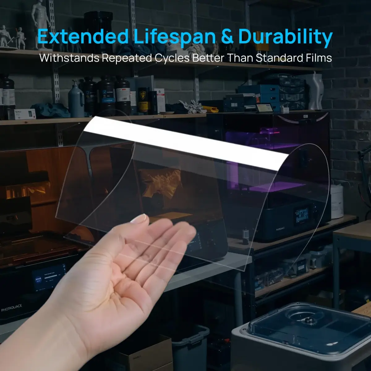 Siraya Tech NFEP Film 2.0 Enhanced PFA A4 Size (210 x 297mm) | Premium Resin 3D Printer Release Film - view 3