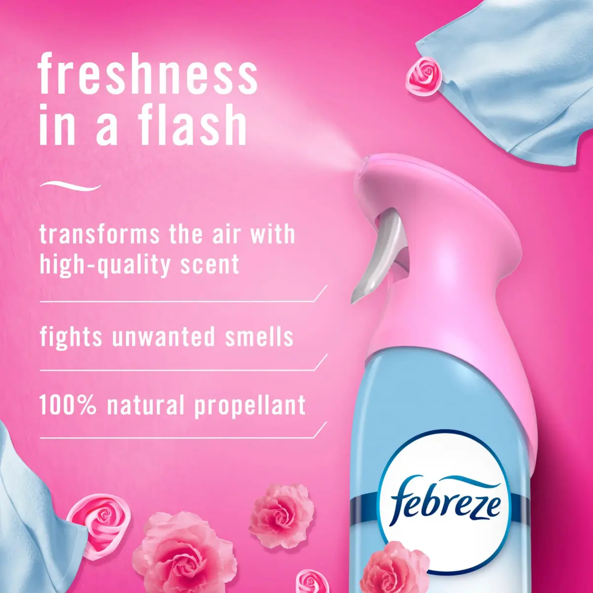Febreze Air Linen & Sky Scented Room Spray, 2x8.8oz Value Pack | Long-Lasting Home Fragrance - view 2