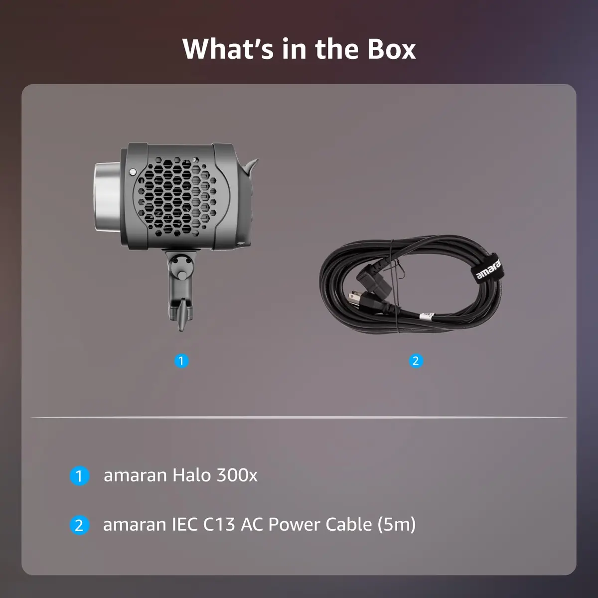 Amaran Halo 300x LED Studio Light 305W Bi-Color | Compact, Bright, Reliable for Creators - view 7
