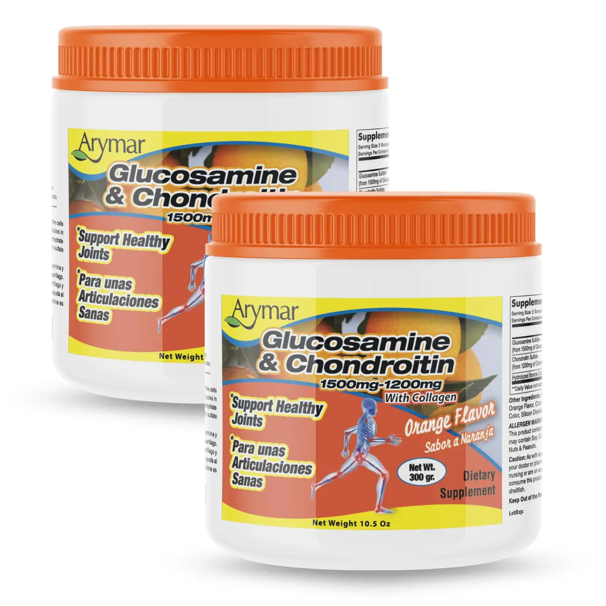 Arymar Glucosamine Chandroitin Powder 1500mg/1200mg | Joint Support for Mobility & Flexibility - main product image