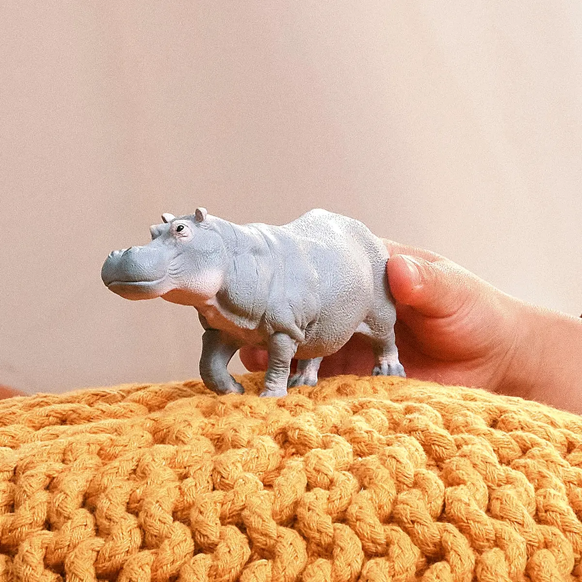 Schleich Hippopotamus Toy Figurine 12.8 cm (5.03 in) | Realistic Wild Life Animal - view 3