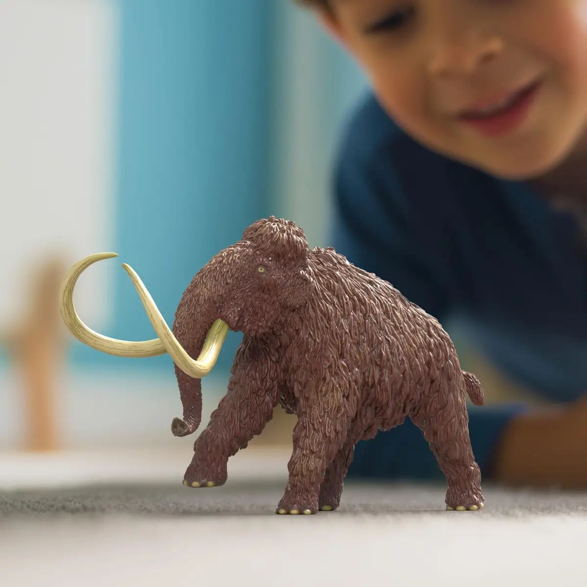 Schleich Dinosaurs - Wooly Mammoth Toy Figurine - Kids Ages 4+ | Realistic Dinosaur Model - view 3