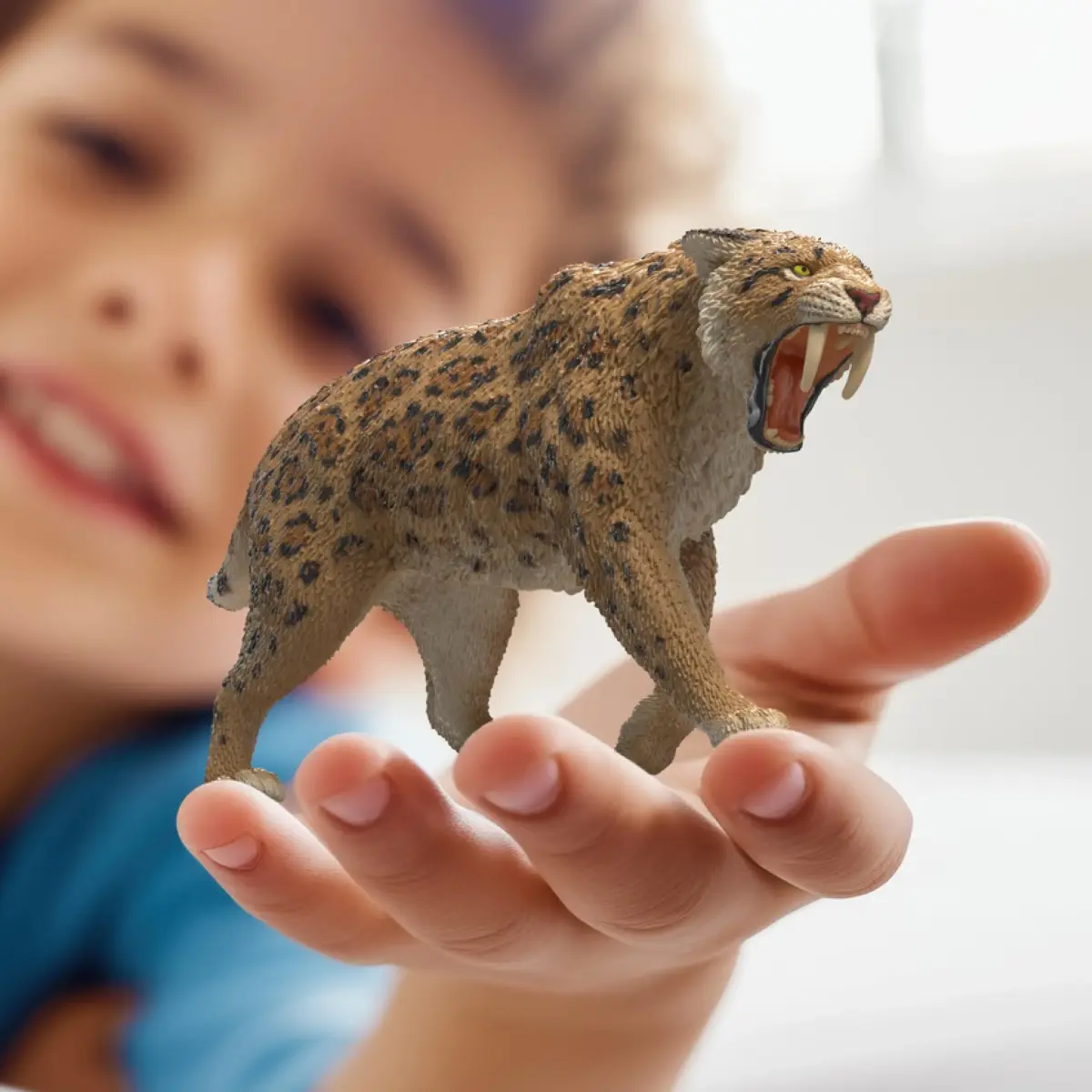 Schleich Smilodon Toy Figurine | Realistic Detail, Ages 4+ - view 3