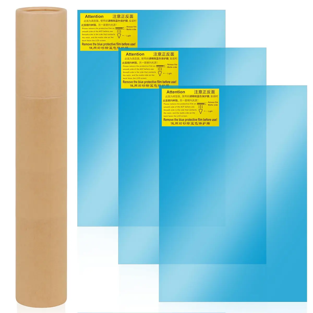 UniTak3D Photon Mono M7 Max ACF Release Film 3Pcs 13.6 Inch | Fast FEP Film for High Speed Printing - main product image