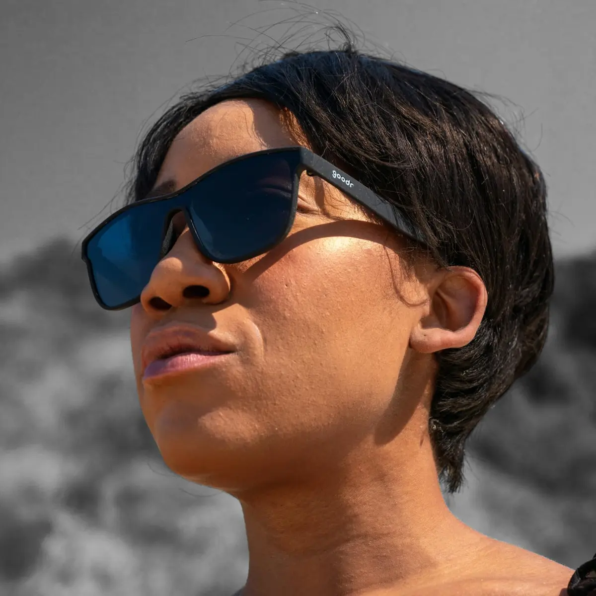 goodr The Future is Void Sunglasses Polarized UV400 Protection | Unisex Sport Style - view 3
