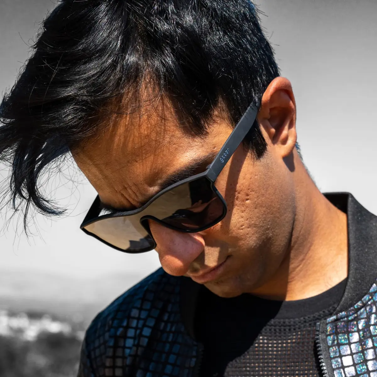 goodr The Future is Void Sunglasses Polarized UV400 Protection | Unisex Sport Style - view 4