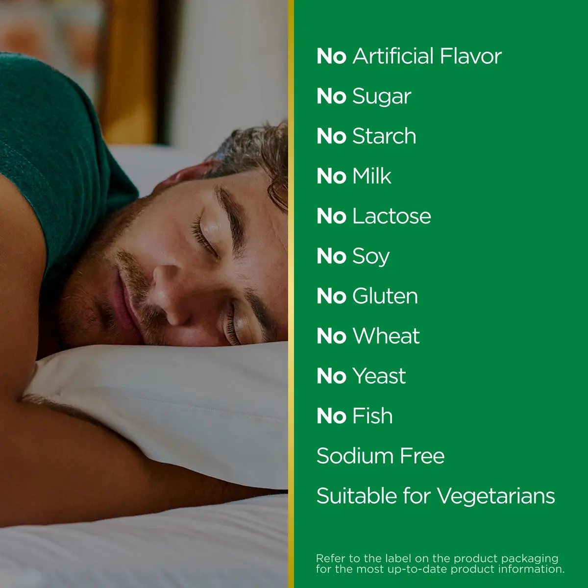 Nature's Bounty Melatonin Sleep Aid 10mg Quick Dissolve Tablets 135 Count (45 Count x 3 Packs) | Promotes Relaxation and Sleep Health - view 4