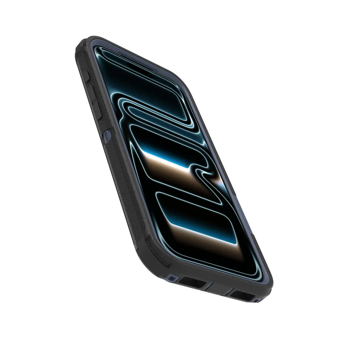 OtterBox Defender Series Case for iPhone 17 Pro Max - Rugged & Durable, Black Shadow (Black & Blue) | MagSafe Compatible - view 4