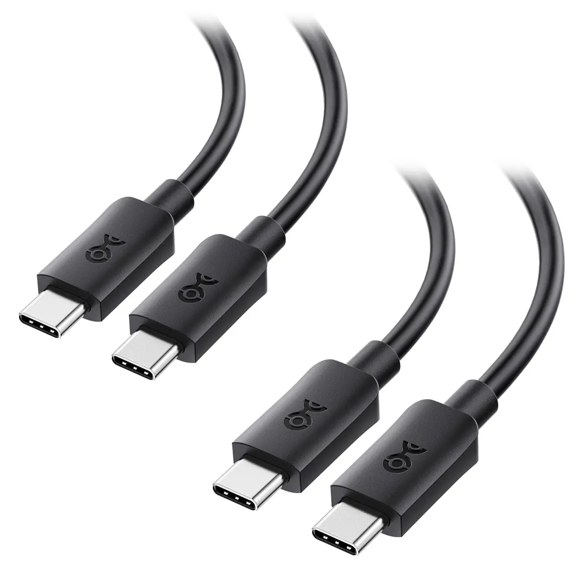 Cable Matters 2-Pack 20Gbps USB-C to USB-C Monitor Cable, 0.9m (3ft) | 8K Video, 240W Charging, 20Gbps Data - main product image