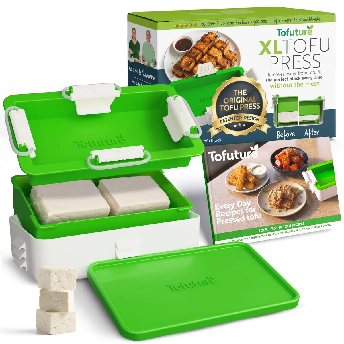 Tofuture Large Tofu Press - The Original and Best Press - Fits Two 8-16 oz | Perfect Texture & Easy Cleanup - main product image