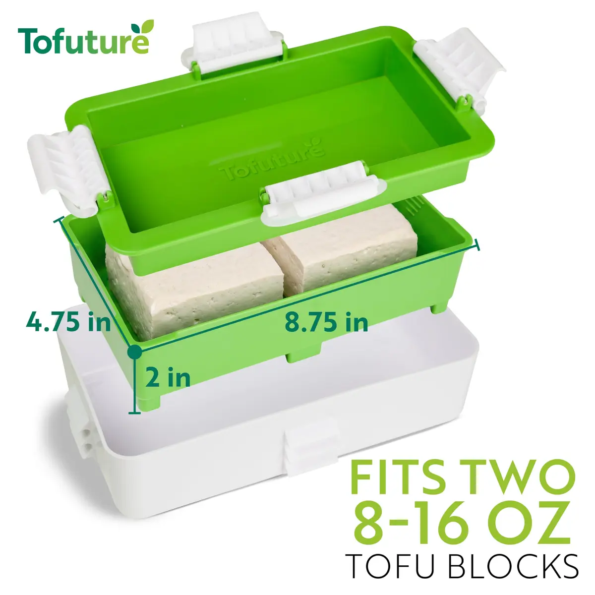 Tofuture Large Tofu Press - The Original and Best Press - Fits Two 8-16 oz | Perfect Texture & Easy Cleanup - view 9