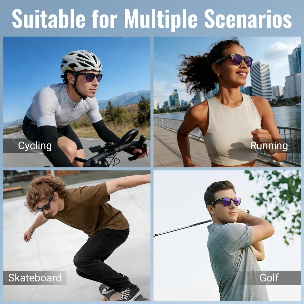 RCstyle Eyeglass Ear Grip for Oakley Meta HSTN Smart Glasses (Black) | Anti-Slip Silicone Ear Cushion - view 6