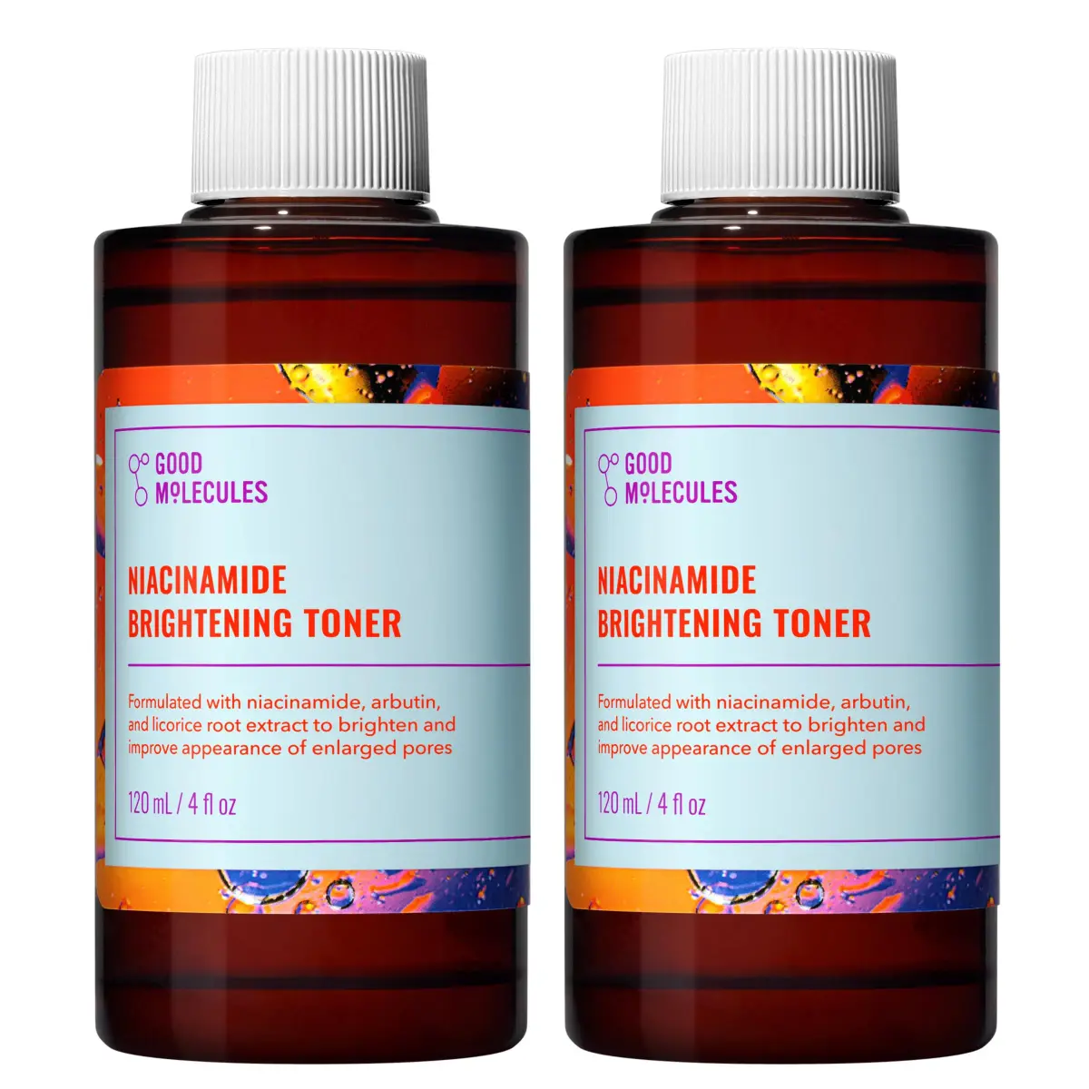 Good Molecules Niacinamide Brightening Toner with Arbutin, 240ml (8 Fl Oz) | Evens Skin Tone - main product image