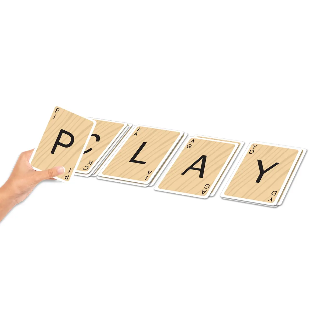 Winning Moves Scrabble Slam Card Game Small (Pack of 12) | Fast-Paced Word Card Game for 2-4 Players - view 2