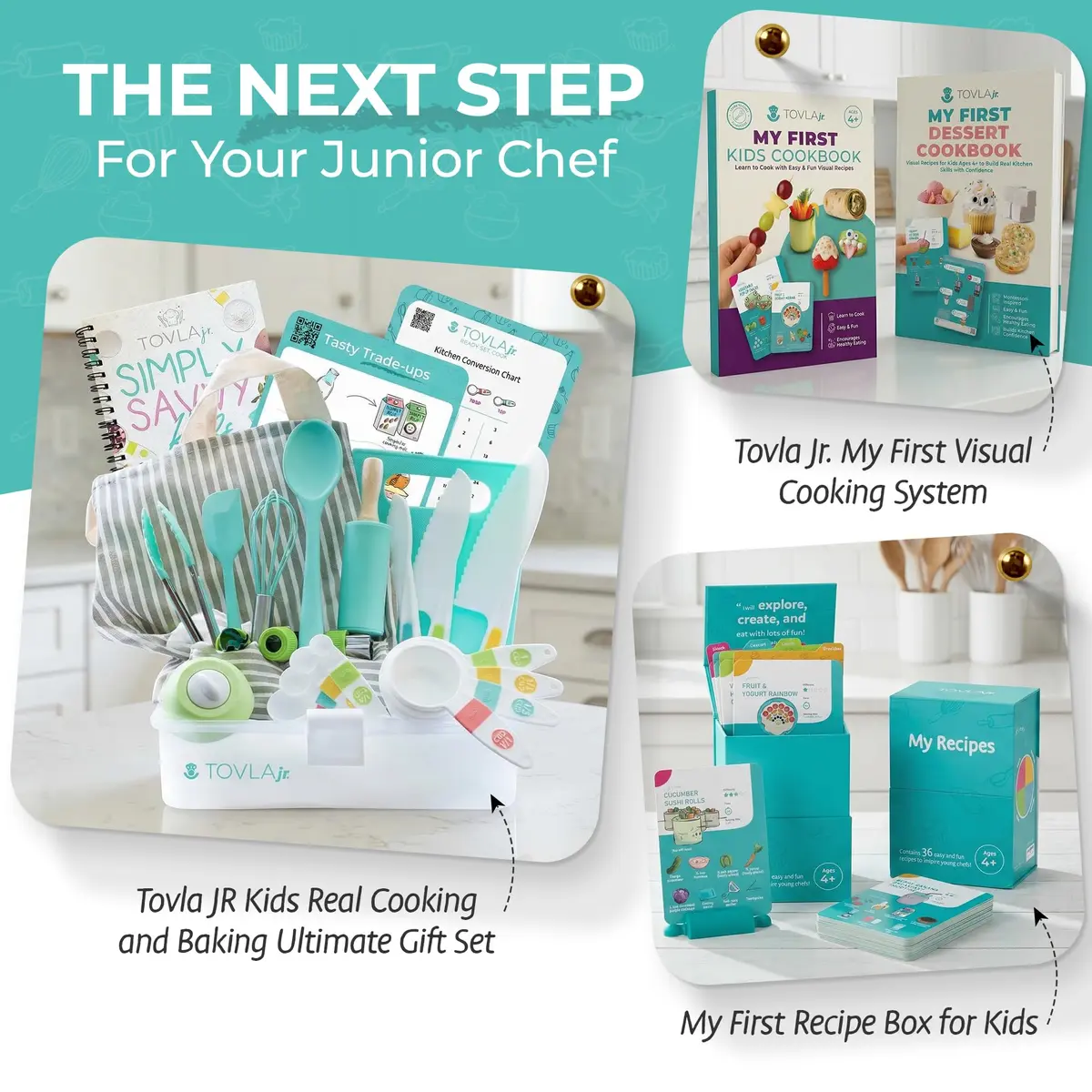 Tovla Jr. Kids Safe Knife Set for Real Cooking | Toddler Tools | Ages 4-12 | 5-Piece Set - view 8