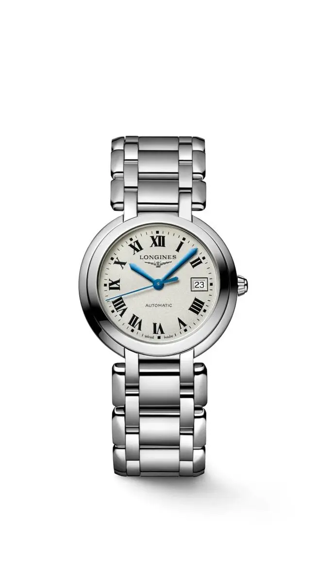 Longines PrimaLuna Automatic Watch 30mm Stainless Steel Silver | Elegant Femininity - main product image