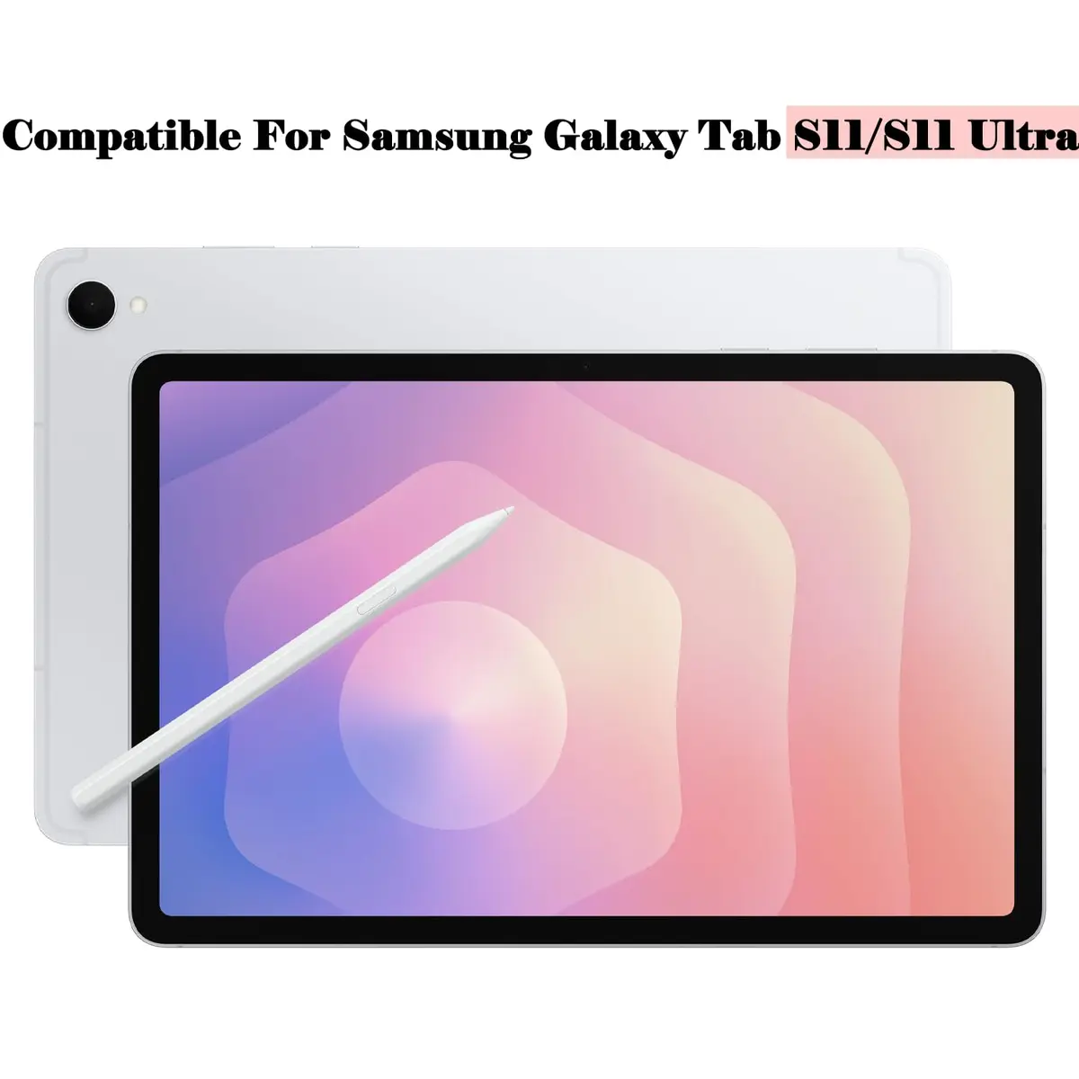 Alovexiong 2 Pack Stylus Pen for Samsung Galaxy Tab S11/S11 Ultra S Pen, 4096 Pressure Levels | White - view 2