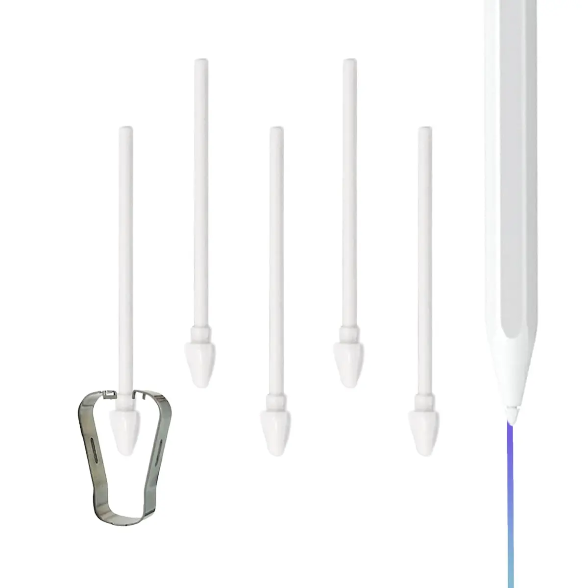 Alovexiong 5-Pack S Pen Tips for Samsung Galaxy Tab S11 Ultra Stylus with Tweezer | Replacement Nibs for Tab S11 Ultra - main product image