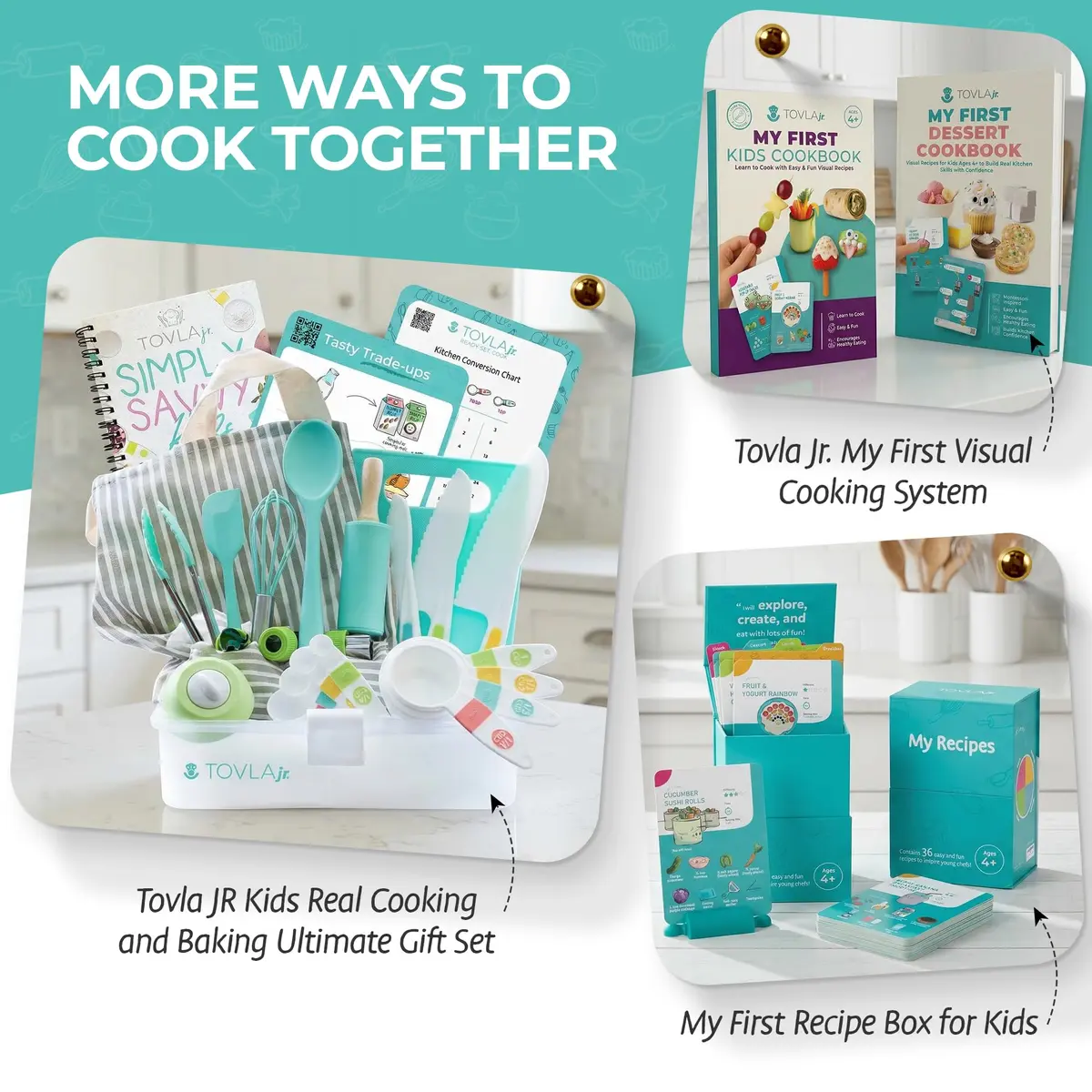 Tovla Jr. Kids Safe Knife Set for Real Cooking | 6-Piece Set - view 8
