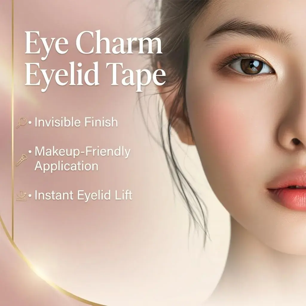 Eye Charm Magic Slim Double Eyelid Tape 176 Count | Invisible Strips for Hooded Monolid Correction - view 8