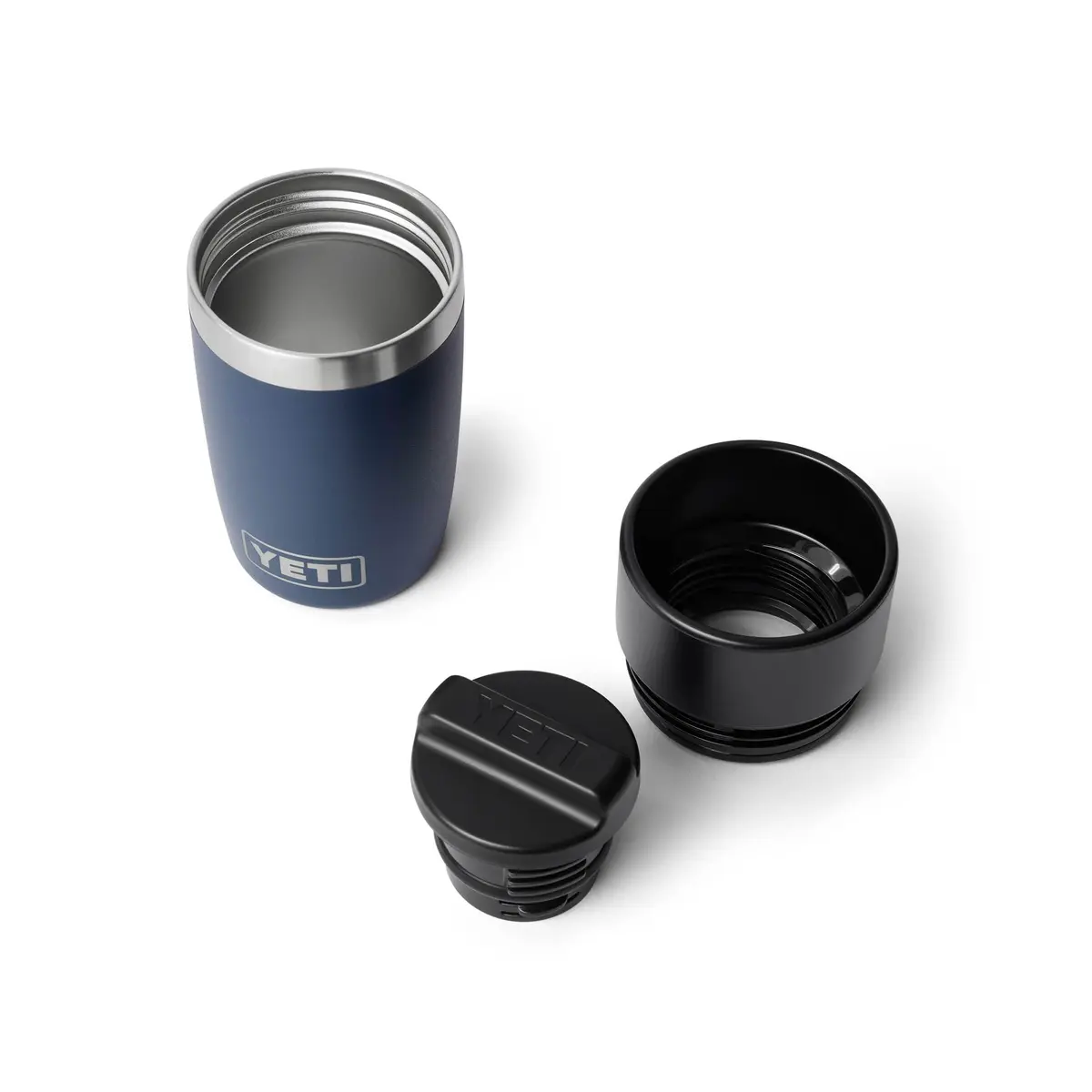 YETI Rambler 8 oz Travel Bottle Stainless Steel | Navy, 237ml (8 oz) - view 3