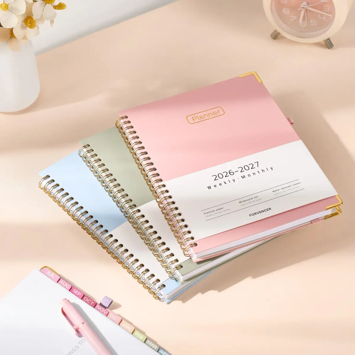 Forvencer Academic Planner 2026-2027, 16cm x 20cm (6" x 8") | Weekly & Monthly Planning for Students & Teachers - view 7