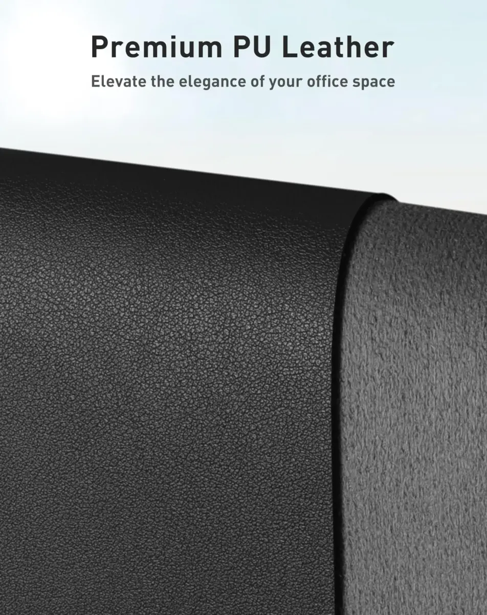 Aothia Faux Leather Desk Mat - Large Mouse Pad 101.6cm x 61cm (40" x 24") | Protects Desks from Scratches, Spills, and Heat - view 2
