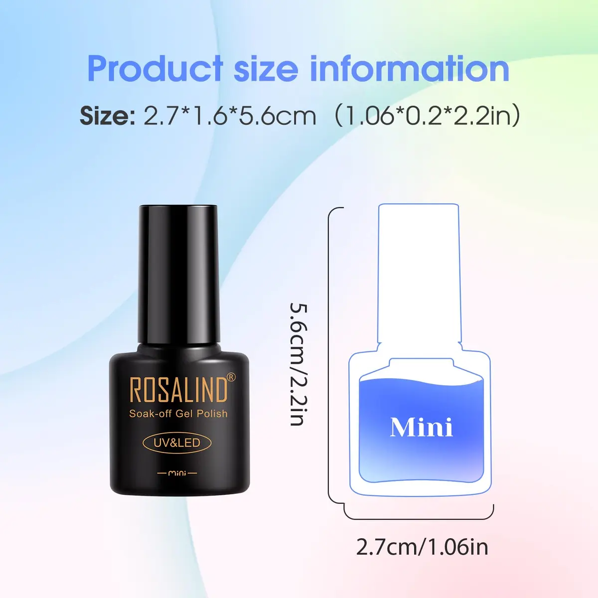 ROSALIND Gel Nail Polish Set 101PCS | 91 Colors, Long-Lasting, Easy Application, Safe Ingredients, Gift Ready (70-120 chars) - view 9