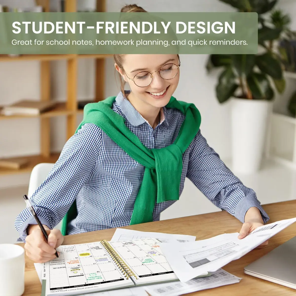 Taja Planner 2026-2027 Academic Planner 6.3" x 8.5" (16.0 cm x 21.6 cm) | Weekly & Monthly Planning for Students & Professionals - view 6