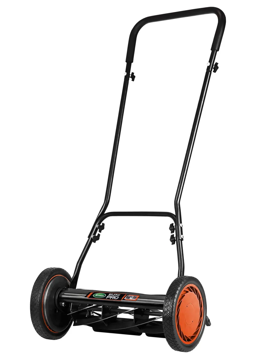Scotts 16-Inch 7-Blade Reel Lawn Mower | Quiet, Precise Cut for Small to Medium Lawns - main product image