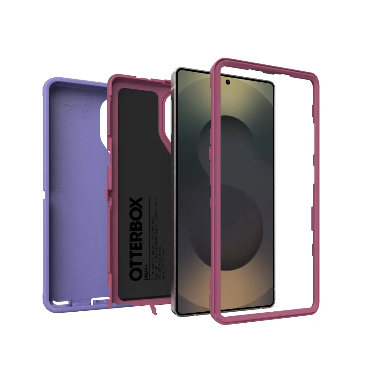 OtterBox Defender Series Case for Samsung Galaxy S25 Ultra - Violet Current (Purple & Pink) - Rugged & Durable | 18.3cm (7.2in) x 10.9cm (4.3in) x 1.8cm (0.7in) - view 5