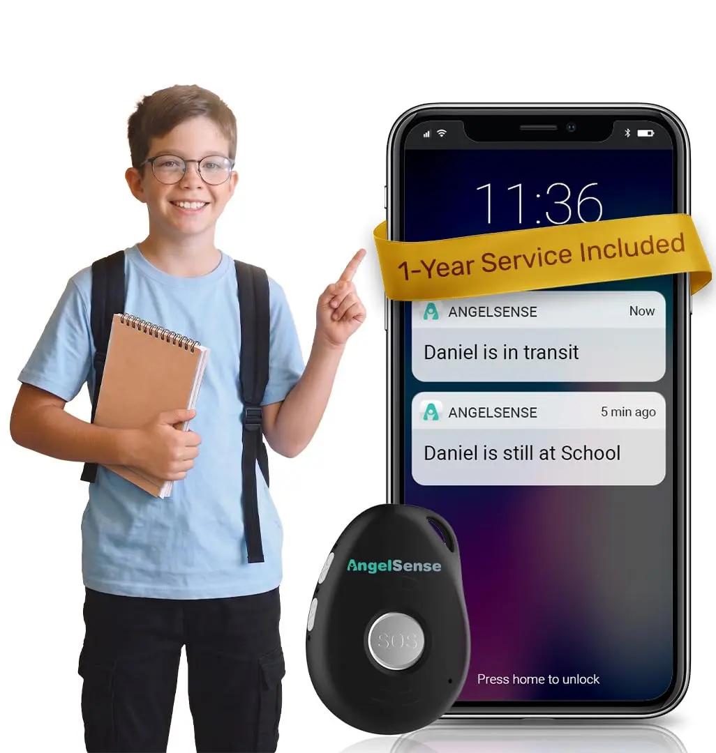 AngelSense GPS Tracker for Kids - Autism, Elderly | Real-Time Location & Safety - main product image