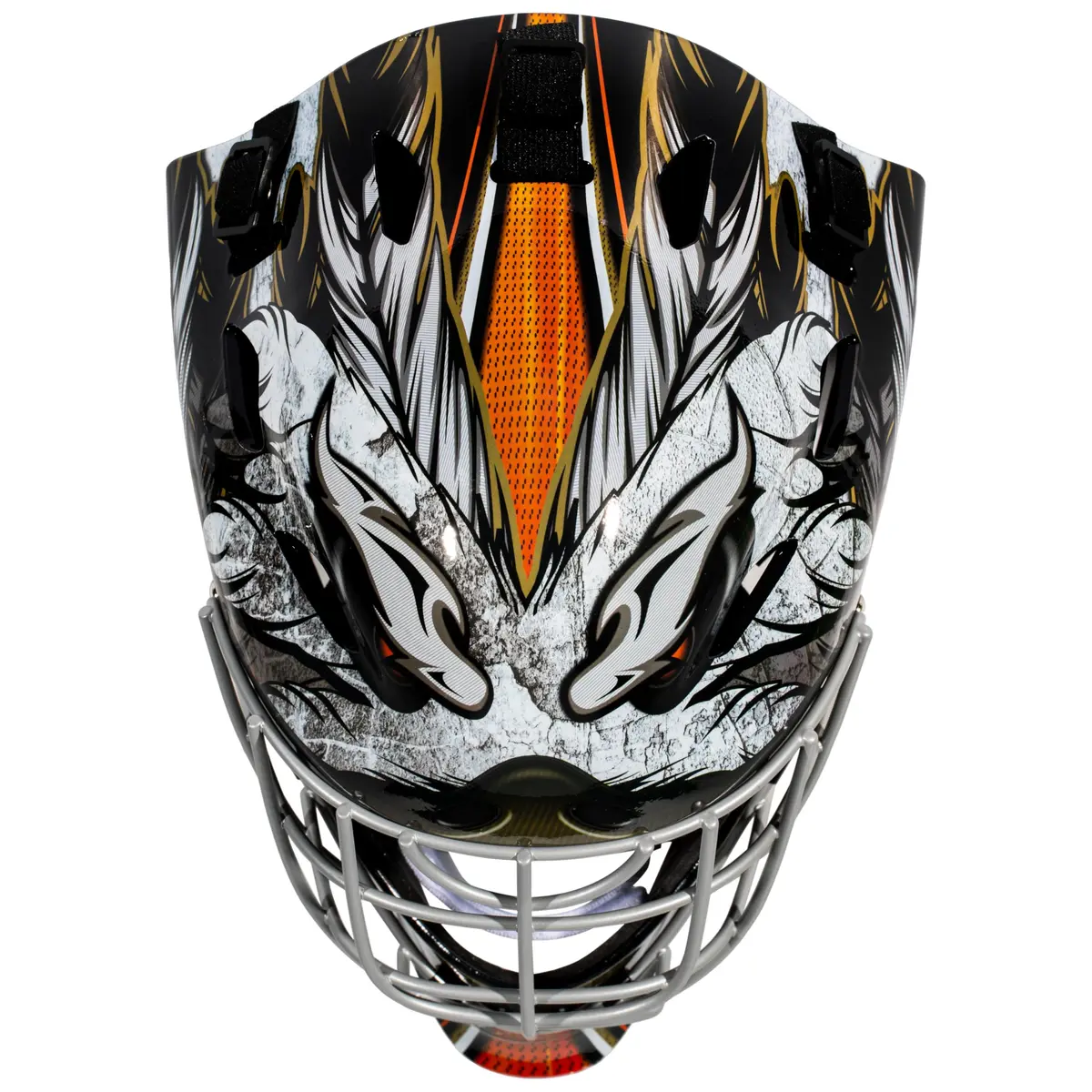 Franklin Sports NHL Street Hockey Goalie Face Mask - St Louis Blues | Youth Adjustable Steel Cage - view 8